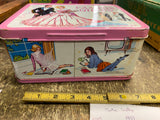 Vtg 1967 Campus Queen Metal Lunch Box Barbie Magnetic Game Kit King-Seeley Toy