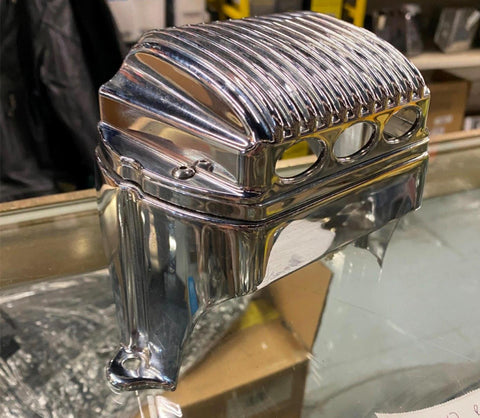 1547 Voltage Regulator Cover Chrome Harley FLH Road King Glide Ultra 1997-2011