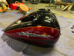 2011 Gas Tank Harley Ultra Classic Glide CVO Black Ember Rio Red Flame FLHTCUSE6