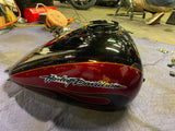 2011 Gas Tank Harley Ultra Classic Glide CVO Black Ember Rio Red Flame FLHTCUSE6