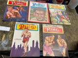 Vtg Lot 1951 The Ring Boxing Magazines Rex Layne Sullivan Joe Louis Advertising!