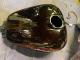 2011 Gas Tank Harley Ultra Classic Glide CVO Black Ember Rio Red Flame FLHTCUSE6