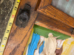 1900's Last Rights Box Cross Holy Water Religious Christian Antique Jesus Priest