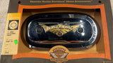 Air Cleaner Insert V Wing logo Harley Sportster Shovelhead Chrome Gold Oval