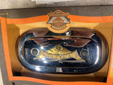 Air Cleaner Insert V Wing logo Harley Sportster Shovelhead Chrome Gold Oval
