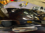 2011 Left SAddlebag Harley Ultra Classic CVO Black Ember Rio Red Flame FLHTCUSE6