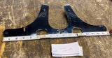 Sportster 1982-1993 Sissybar side Plates Backrest Ironhead Evo 883 1200 Khrome W