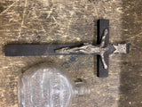1900's Last Rights Box Cross Holy Water Religious Christian Antique Jesus Priest