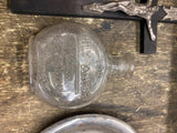 1900's Last Rights Box Cross Holy Water Religious Christian Antique Jesus Priest