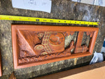 Vtg Lot 60's Chalkware WEstern Wall Art Works Covered Wagon Spinning Wheel Cowbo