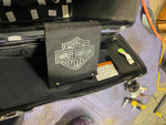2011 Righ SAddlebag Harley Ultra Classic CVO Black Ember Rio Red Flame FLHTCUSE6