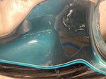 Fairing 2002 Harley Ultra Classic Suede Green Black Scrape FLH Glide