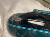 Fairing 2002 Harley Ultra Classic Suede Green Black Scrape FLH Glide
