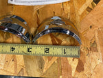 Chrome Harley Eagle Turn signal Visor Sportster Softail FLH 1973-85 Shovelhead