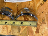 Chrome Harley Eagle Turn signal Visor Sportster Softail FLH 1973-85 Shovelhead