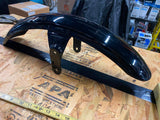 Vivid Black Front Fender Harley Deuce FXSTD OEM Wide Glide Fork