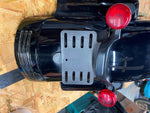 Vivid Black Rear Fender Assy Road Street Glide Assy Turn Signal Brake Wiring 09^