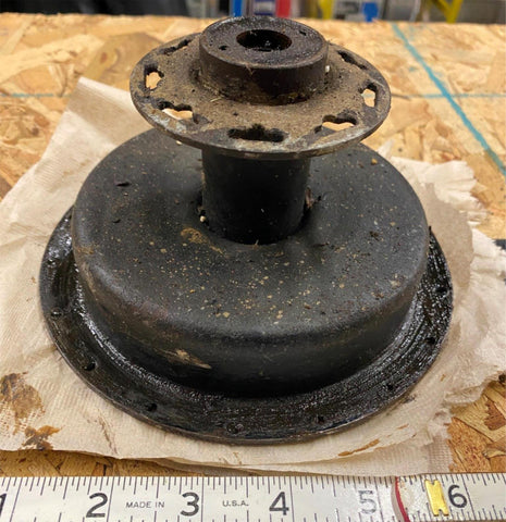 Vtg Harley Davidson Hummer Front Wheel Brake Drum Wheel Hub 125 165