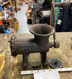 1891 Enterprise No. 12 Meat Grinder Chopper Tinned USA HD Vtg Antique Tool Kitch