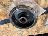 Vtg Harley Davidson Hummer Front Wheel Brake Drum Wheel Hub 125 165