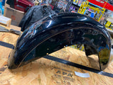 Vivid Black OEM Front Fender Harley Heritage Softail FLSTC Stripe Air Brush Fact