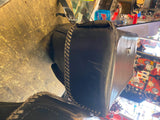 Custom Leather Saddlebags Harley dyna Softail Motorcycle Large Locking 16x12 FLH