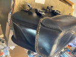 Custom Leather Saddlebags Harley dyna Softail Motorcycle Large Locking 16x12 FLH