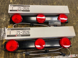 Truck-Lite 2-1/2 Round 10 Series Marker Lights Truck Tractor Trailer Red 3 light