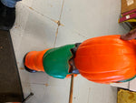 Scare Crow Pumpkin Head Don Featherstone Blow Mold Goblin Halloween Decor Vtg!