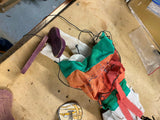 Vtg Mexican marionette puppets Mariachi Man Sombrero Guitar Toys Mexico 70's Col