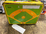 1969 Vtg King Seeley Play Ball Baseball Metal Lunch Box Magnetic Game Sports