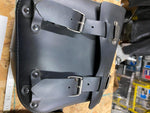 OEM Harley Davidson Single-Sided Swingarm Bag Softail Fatboy Custom Chopper Logo