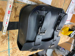 OEM Harley Davidson Single-Sided Swingarm Bag Softail Fatboy Custom Chopper Logo