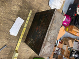 Vtg johnson & johnson woody's first aid kit Tin Box Antique Buss Military Indust