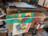 KRYPTONICS 36" Longboard Skateboard 62mm wheels Trucks Fancy Graphics Barely use