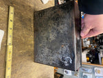 Vtg johnson & johnson woody's first aid kit Tin Box Antique Buss Military Indust