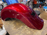 Harley 2018^ Wicked ? Red Rear Fender Softail Fatboy FLFB M8 114 FLFBS Stripe