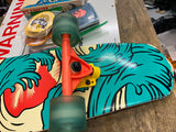 KRYPTONICS 36" Longboard Skateboard 62mm wheels Trucks Fancy Graphics Barely use