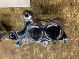 Arlen Ness Chrome Front Dual Disc Four-Piston Calipers 2008^ Touring flh Dyna Ch