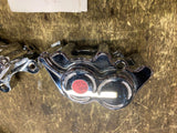 Arlen Ness Chrome Front Dual Disc Four-Piston Calipers 2008^ Touring flh Dyna Ch