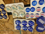 Vtg Lot Election Pins Political Candidates Butera Broderick Merrick Dawida Hughe