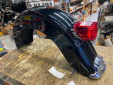 Vivid Black REar Fender Harley Touring Road King Classic FLHRC Nice!