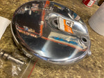 Polished Brake Backing Plate Left Side for Harley FL Panhead Shovelhead 1948-66