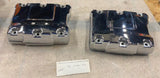 Chrome Rocker Boxes Twin Cam Harley Touring Dyna softail Pair upper lower oem