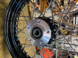 Rear Spoke Wheel Harley Softail Sportster Heritage Dyna Black 3/4 00^ FXST 3X16