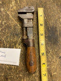 Vtg Williams Ford Wrench Adjustable Tools 7" motorcycle Auto Truck home 20's USA