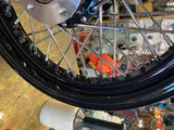Rear Spoke Wheel Harley Softail Sportster Heritage Dyna Black 3/4 00^ FXST 3X16