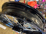 Rear Spoke Wheel Harley Softail Sportster Heritage Dyna Black 3/4 00^ FXST 3X16