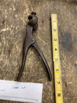 Vtg cast Hand Saw Set Hand Tool antique cross cut Straightens the Teeth