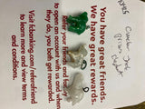 Vtg Lot Glass Cracker Jacks Prizes Tokens Charms Toys Elephant Gumball Collectib